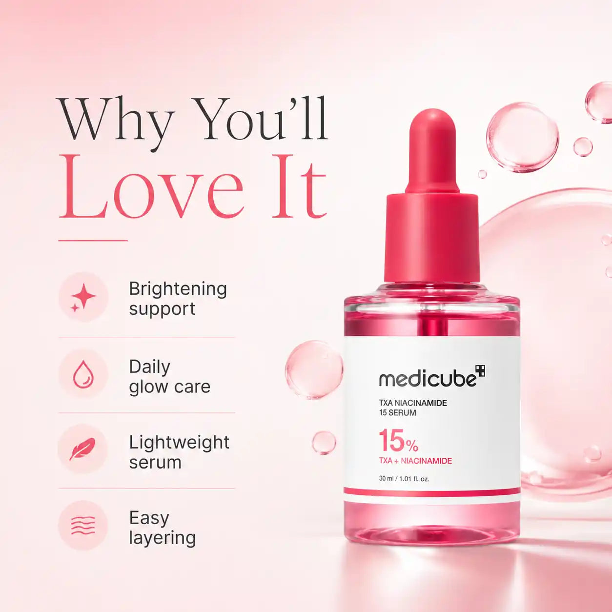 Medicube TXA Niacinamide Serum 30ml