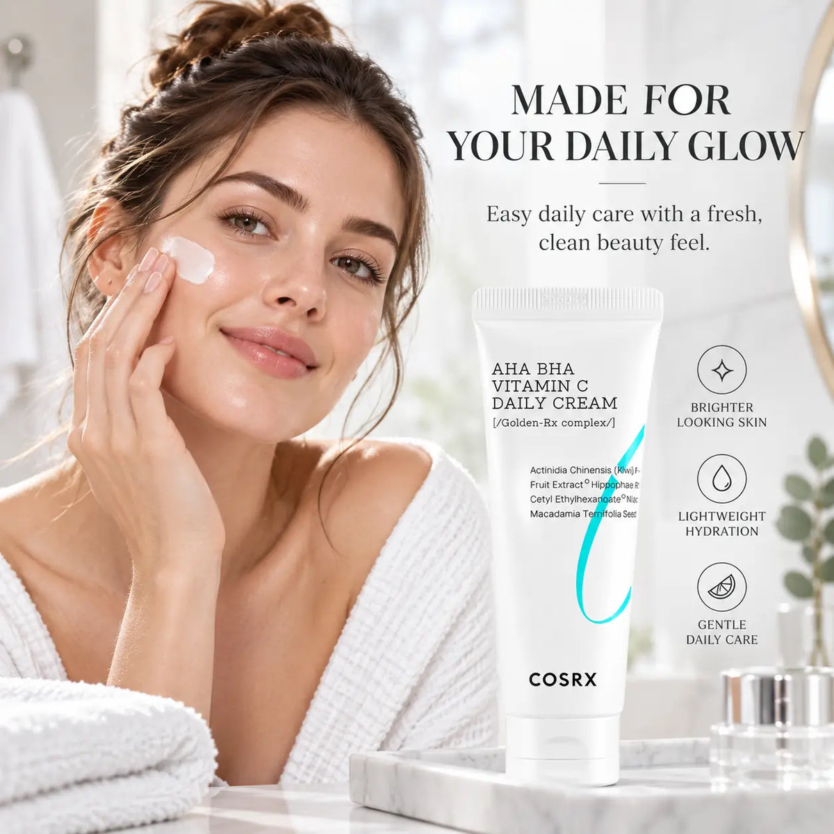 COSRX Refresh AHA BHA Vitamin C Daily Cream 50ml
