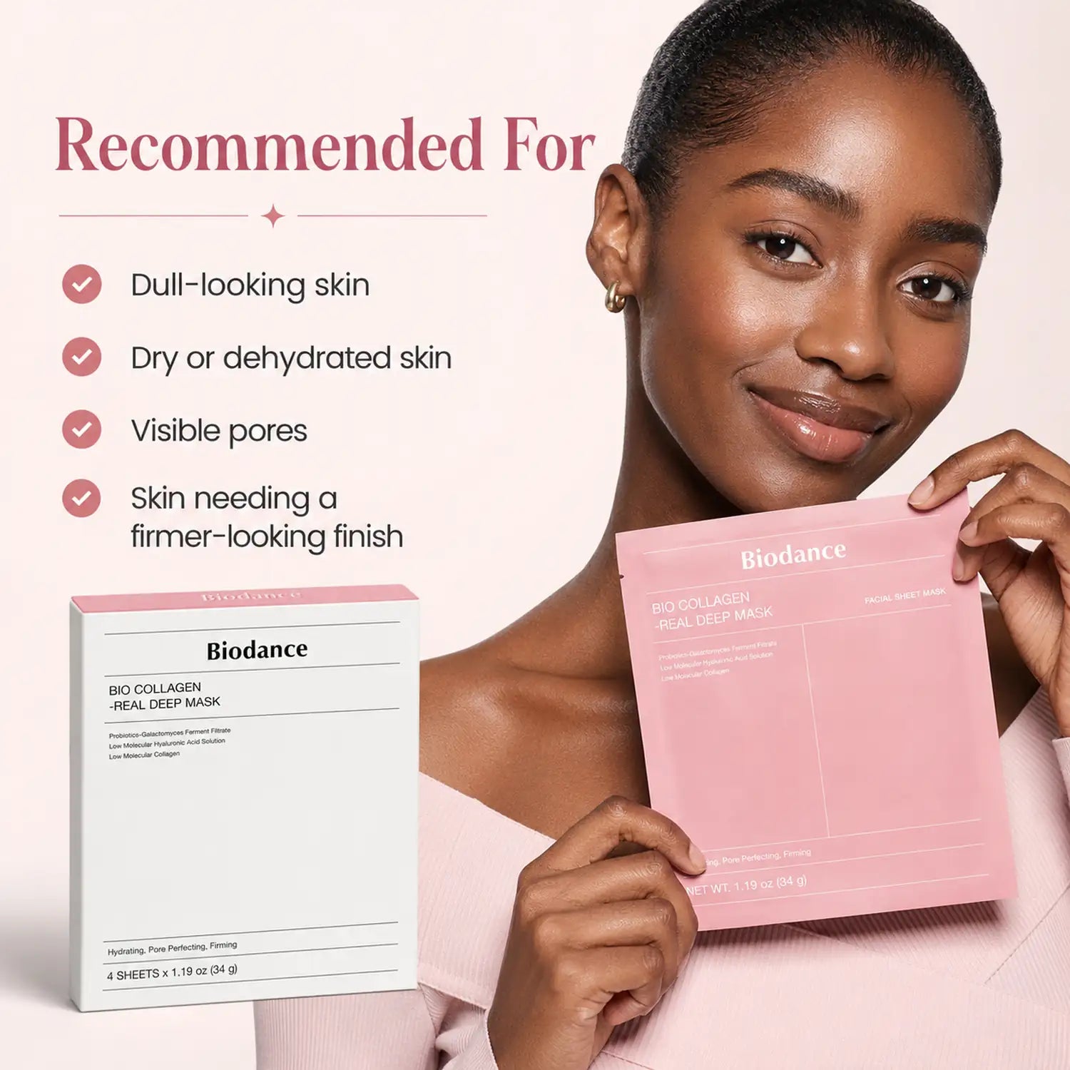 BIODANCE Bio Collagen Real Deep Mask ( 34g 4ea )
