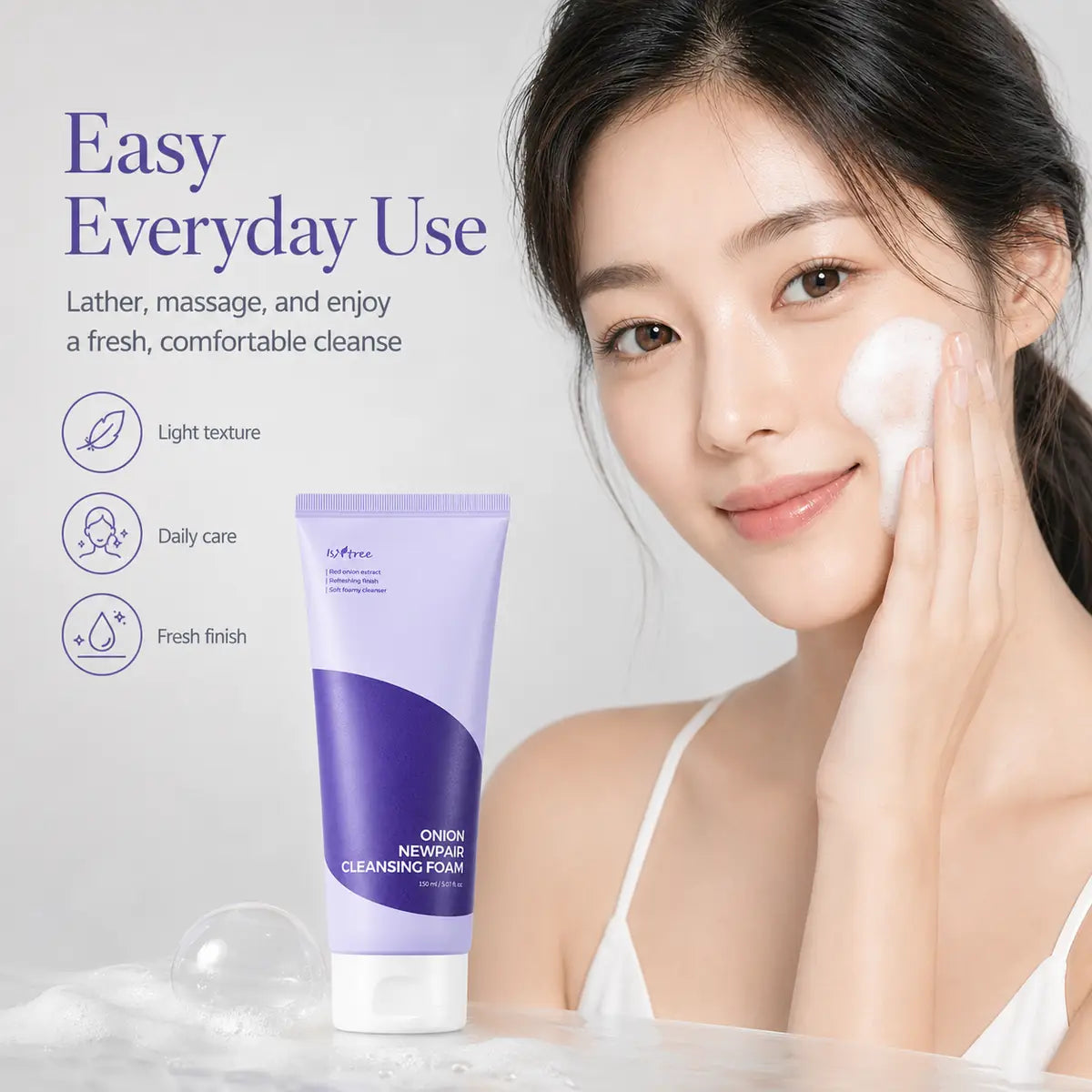 Isntree Onion Newpair Cleansing Foam 150ml