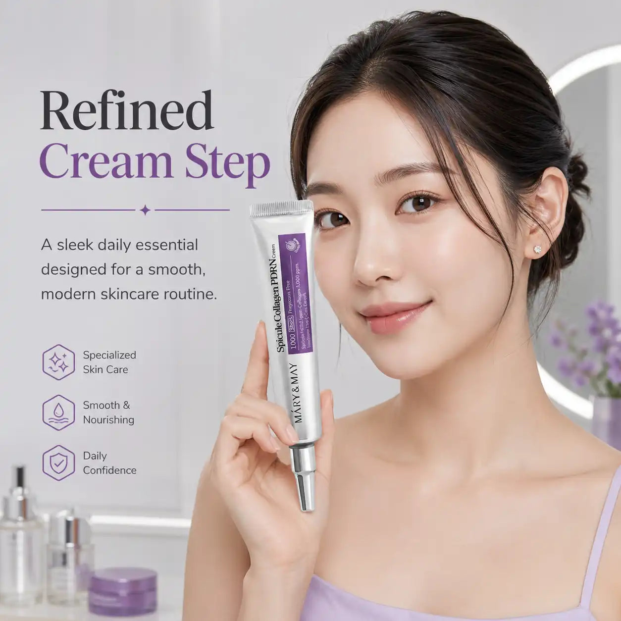 Mary&May Spicule Collagen PDRN Cream 15g