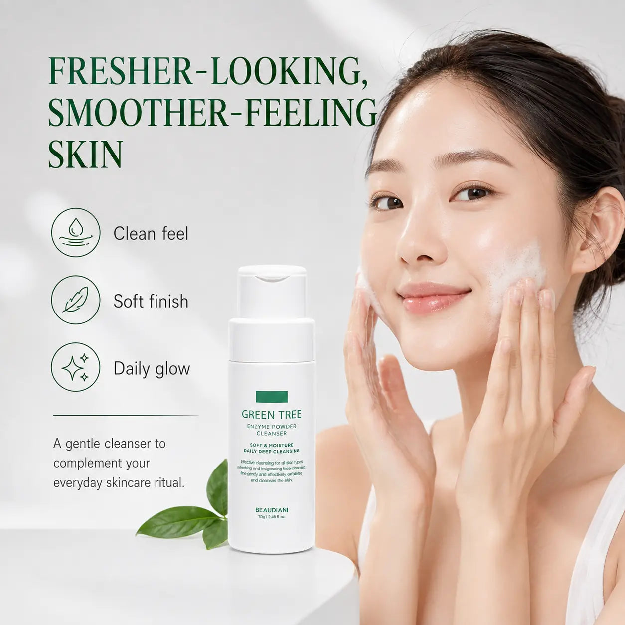 BEAUDIANI Green Tree Enzyme Powder Cleanser Base 70g