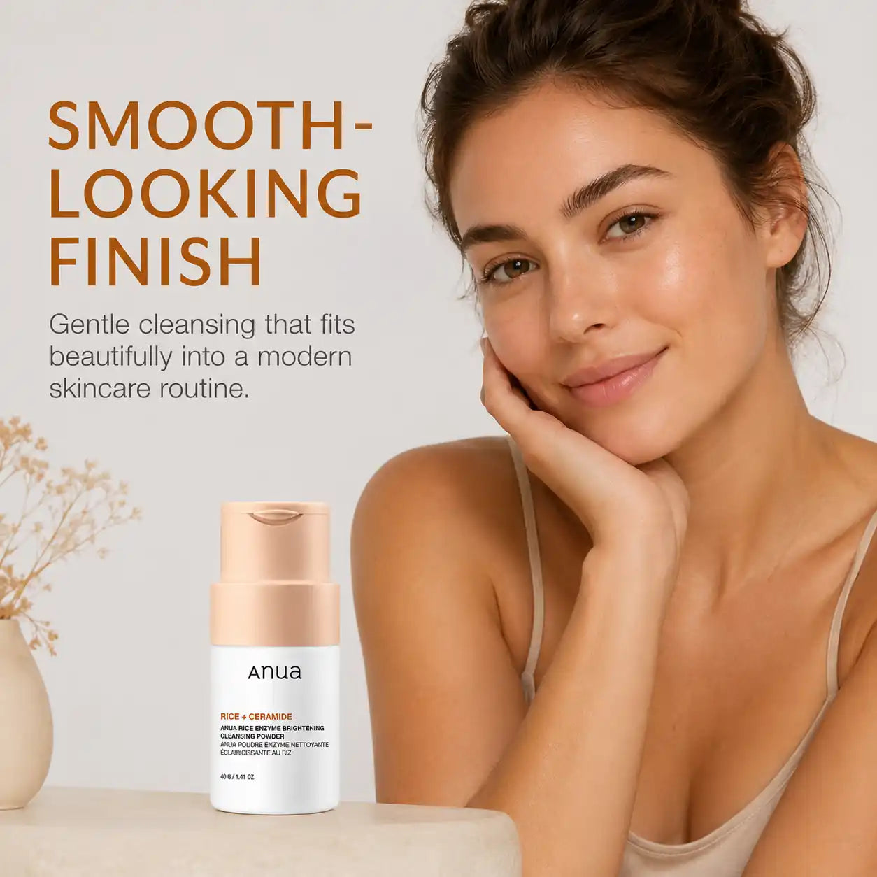 ANUA Rice Enzyme Brightening Cleansing Powder Base 40g