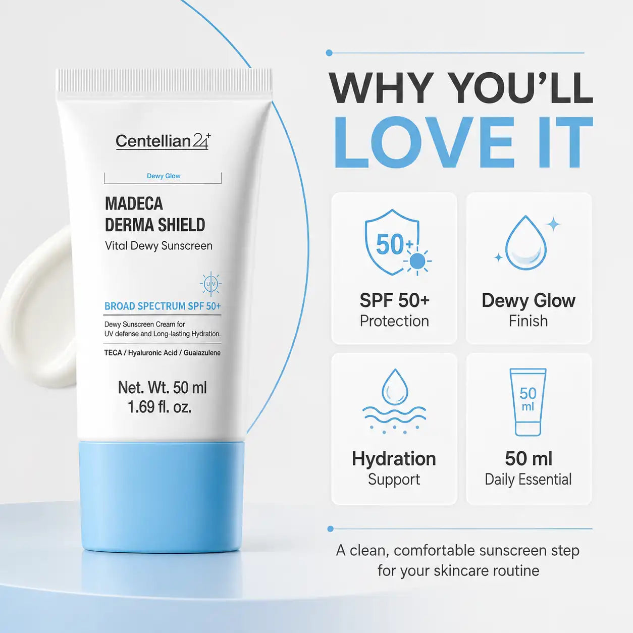 Centellian24 Derma Shield Vital Dewy Sun Cream 50ml