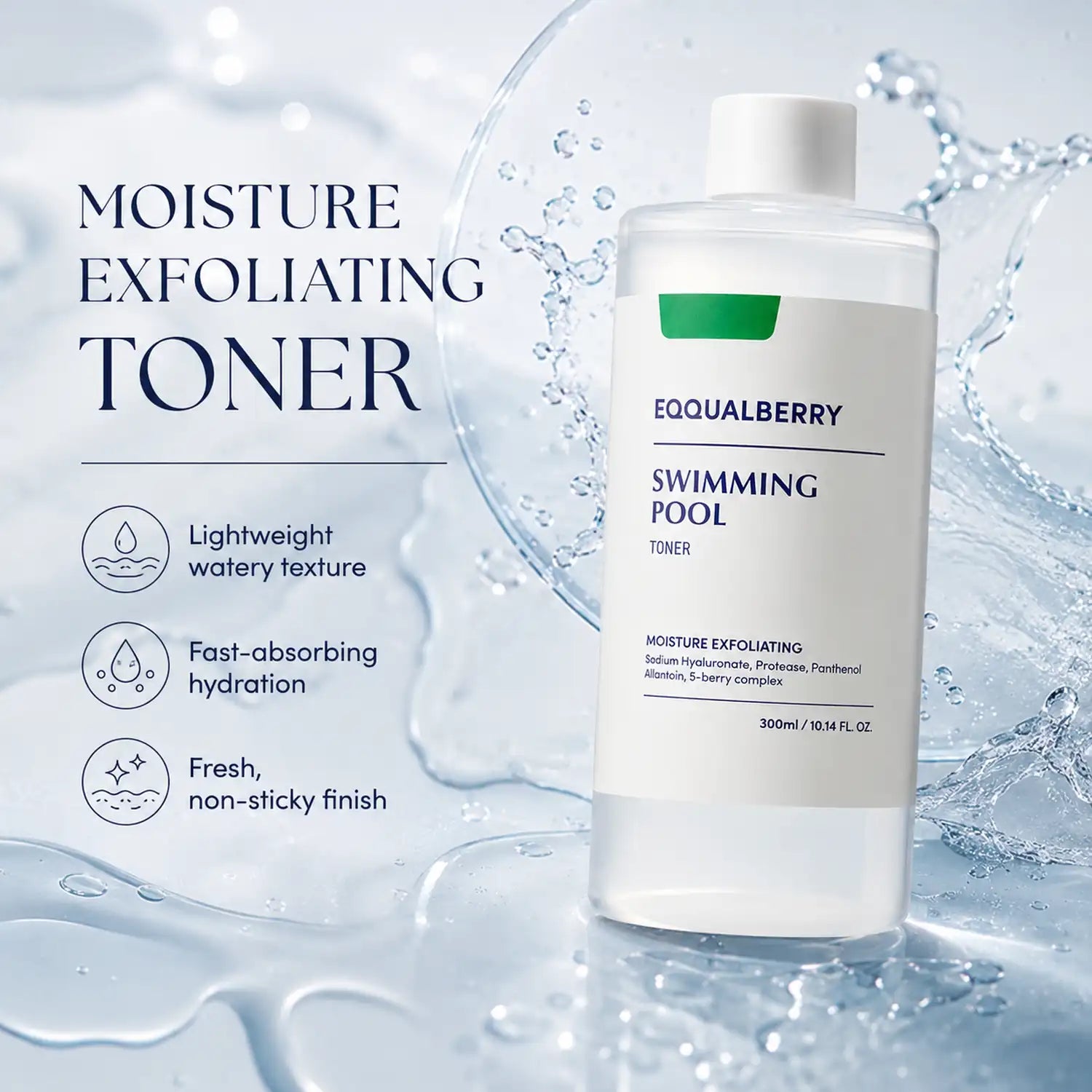 EQQUALBERRY Swimming Pool Toner 300ml