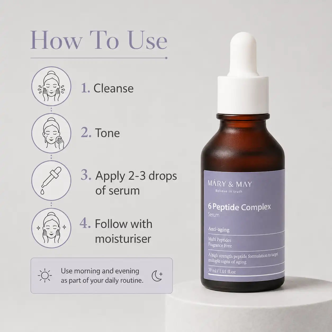 Mary&May 6 Peptide Complex Serum 30ml