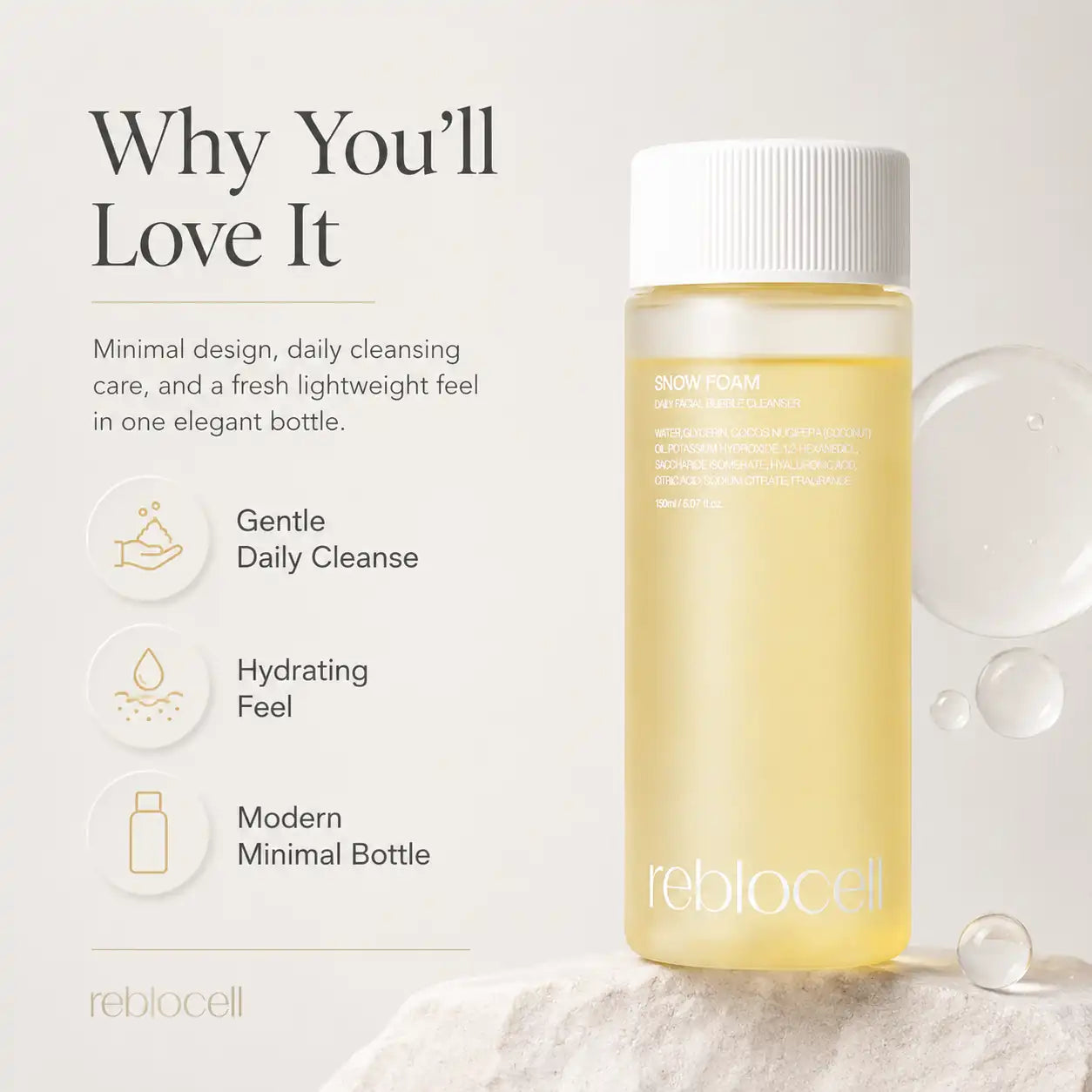cleanser bottle held in hand (view 12)