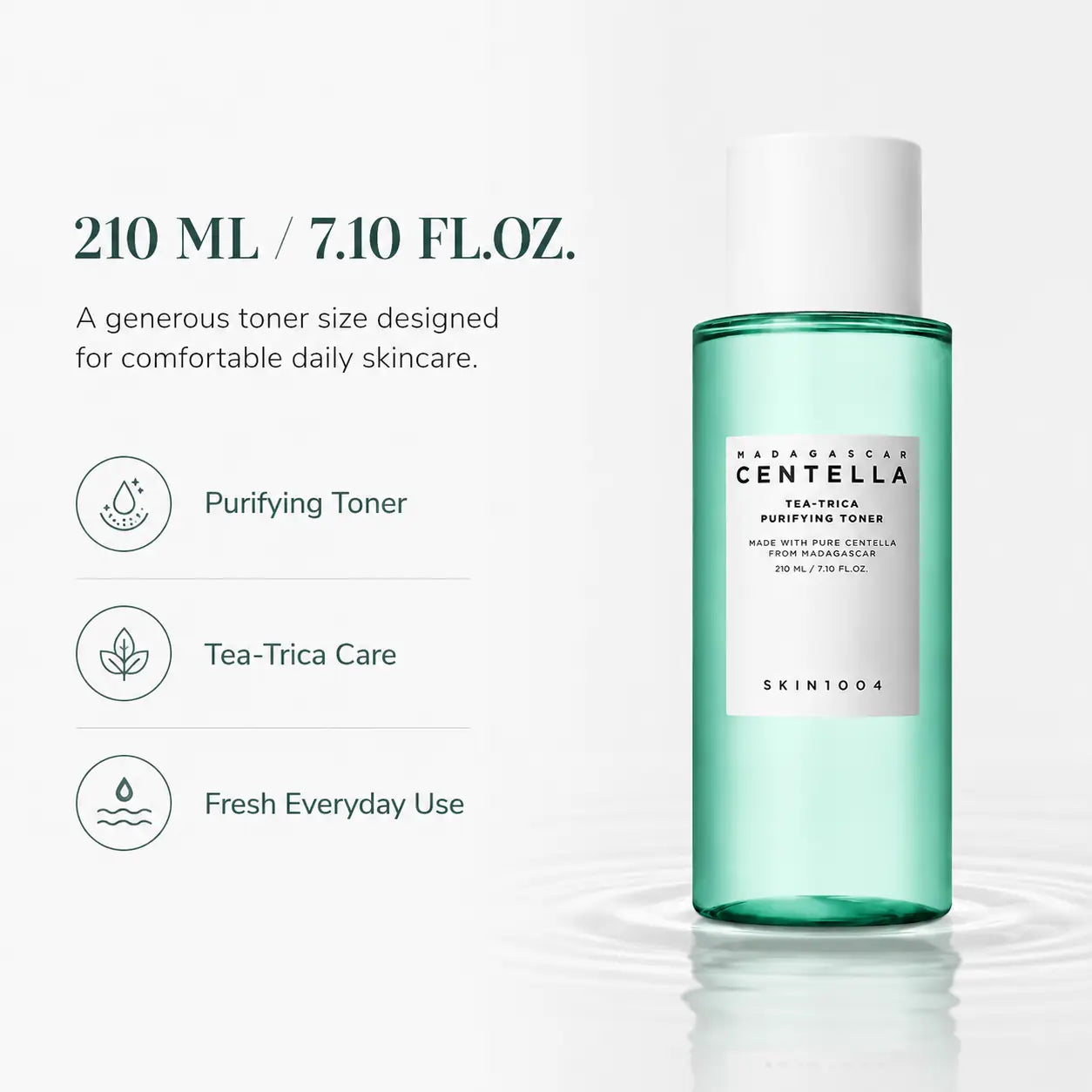 SKIN1004 Madagascar Centella Tea-Trica Purifying Toner 210ml