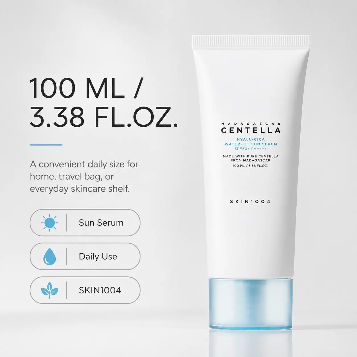 SKIN1004 Madagascar Centella Hyalu-Cica Water-Fit Sun Serum 100ml