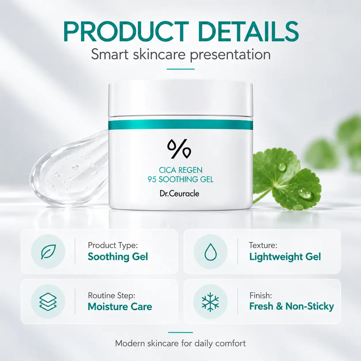 Dr. Ceuracle Cica Regen 95 Soothing Gel 110g