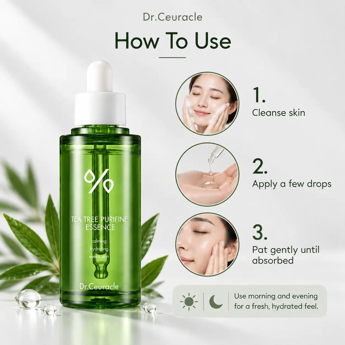 Dr. Ceuracle Tea Tree Purifine 95 Essence 50ml