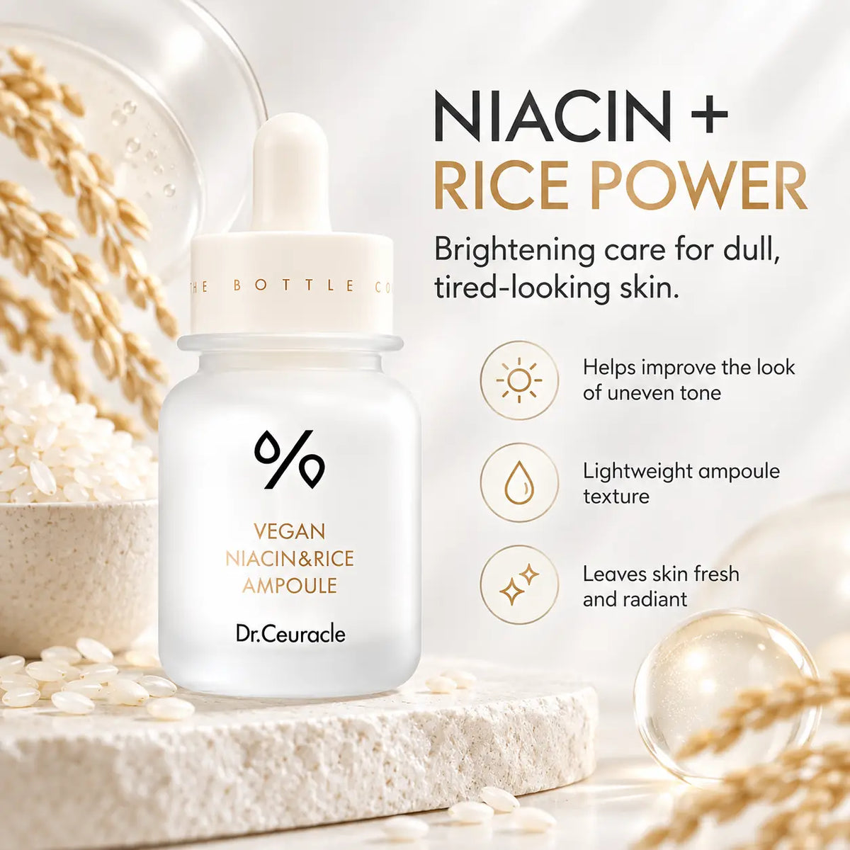 Dr. Ceuracle Vegan Niacin&rice Ampoule 30ml