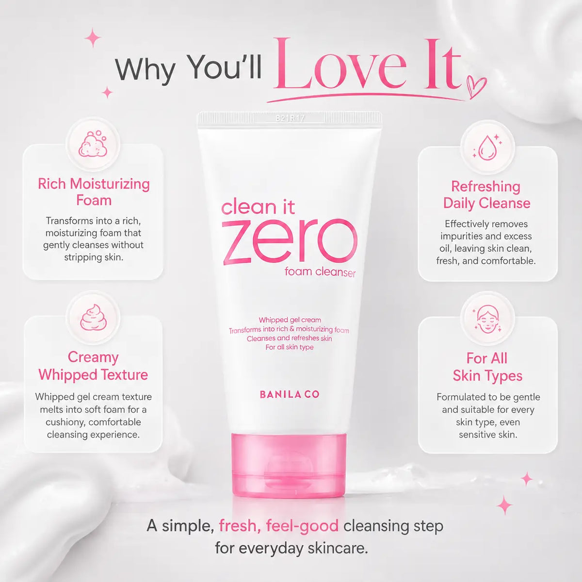 Banila Co Clean It Zero Foam Cleanser 150ml