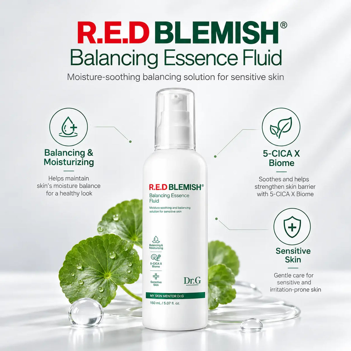 Dr.G Red Blemish Balancing Essence Fluid 150ml