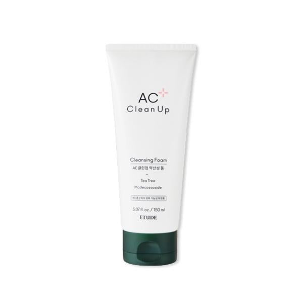 ETUDE AC Clean Up Cleansing Foam 150ml Korean cleanser product image
