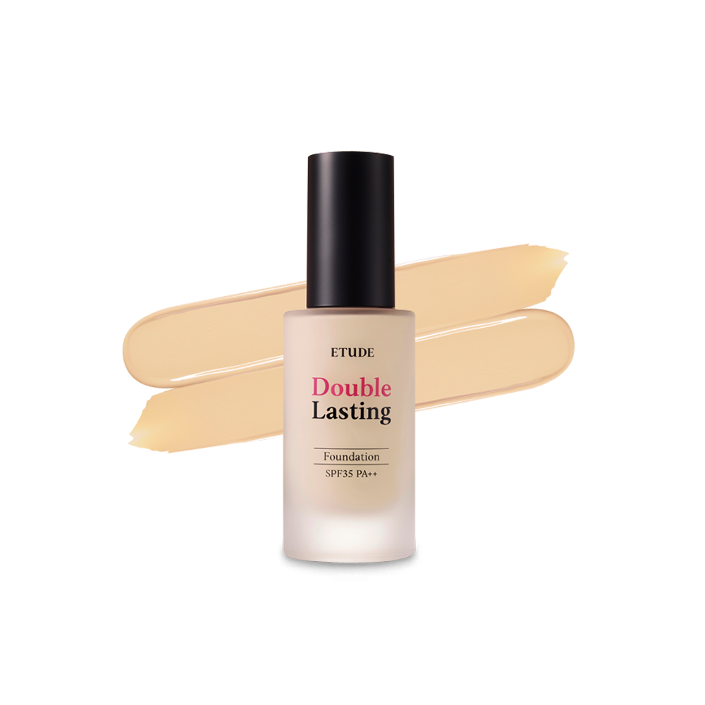 ETUDE Double Lasting Foundation 30g No.21W1 Beige K-beauty makeup product image