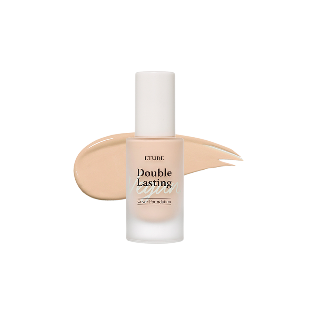 ETUDE Double Lasting Vegan Cover Foundation 30g No.23N1 Sand K-beauty makeup product image