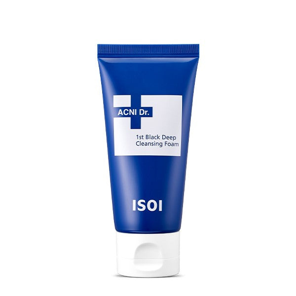 ISOI Acni Dr. 1ST Black Deep Claensing Foam 75ml Korean cleanser product image