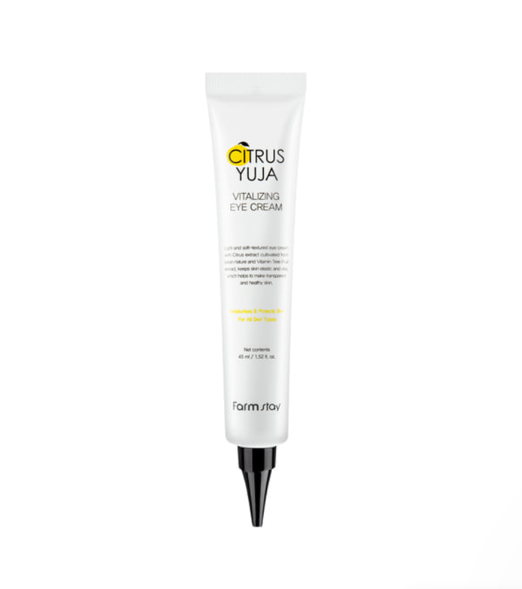 Farmstay Citrus Yuja Vitalizing Eye Cream 45ml Korean moisturizer product image