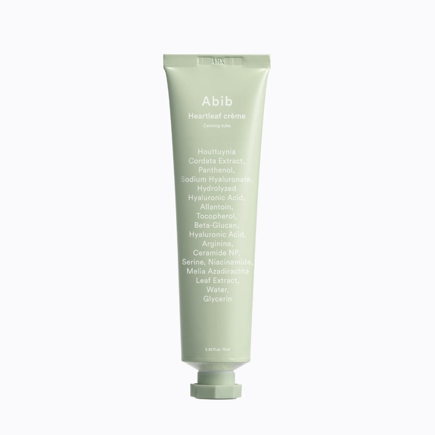 Abib Heartleaf Cream texture on skin