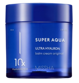 MISSHA Super Aqua Ultra Hyalron Balm Cream Original 70ml Korean moisturizer product image