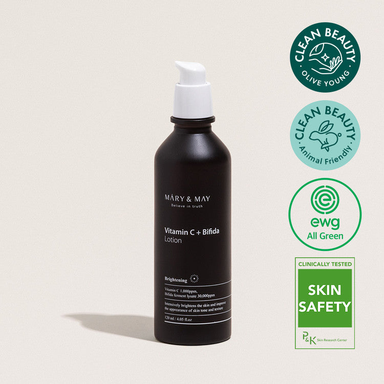 Mary&May Vitamin C+Bifida Lotion 120ml Korean skincare product image