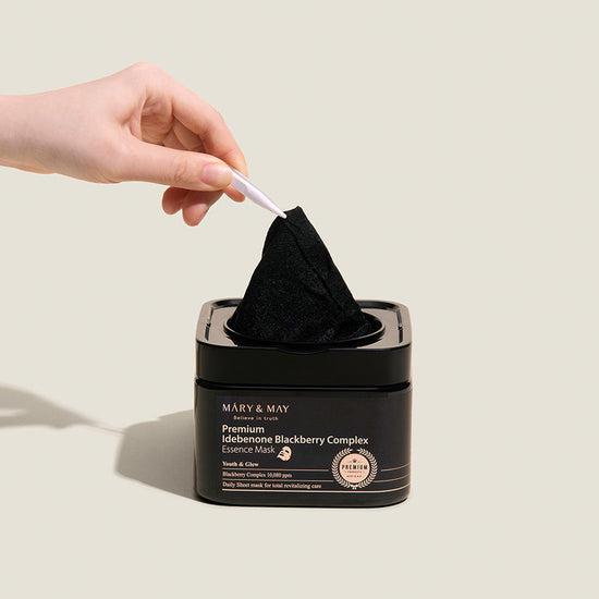 Mary&May Premium Idebenone Blackberry Complex Essence Mask 20EA 250g Korean toner product image