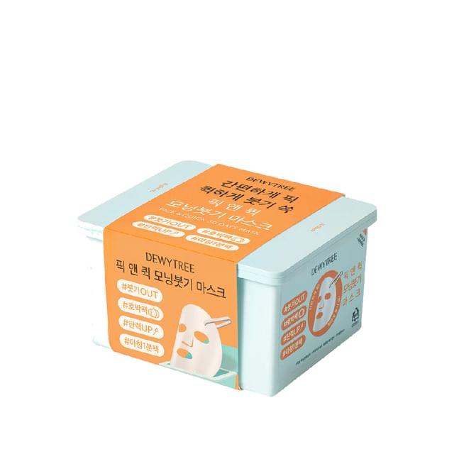 DEWYTREE Pick and Quick De Puff Morning Mask 30ea Korean skincare product image