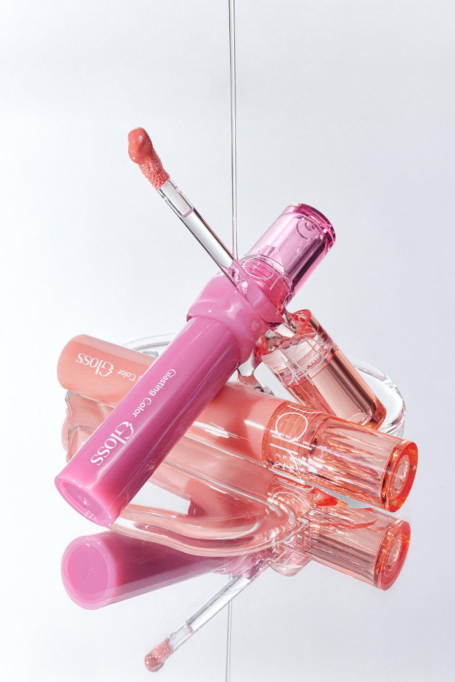rom&nd Glasting Color Gloss 4g 01 Peony Ballet K-beauty lip product product image