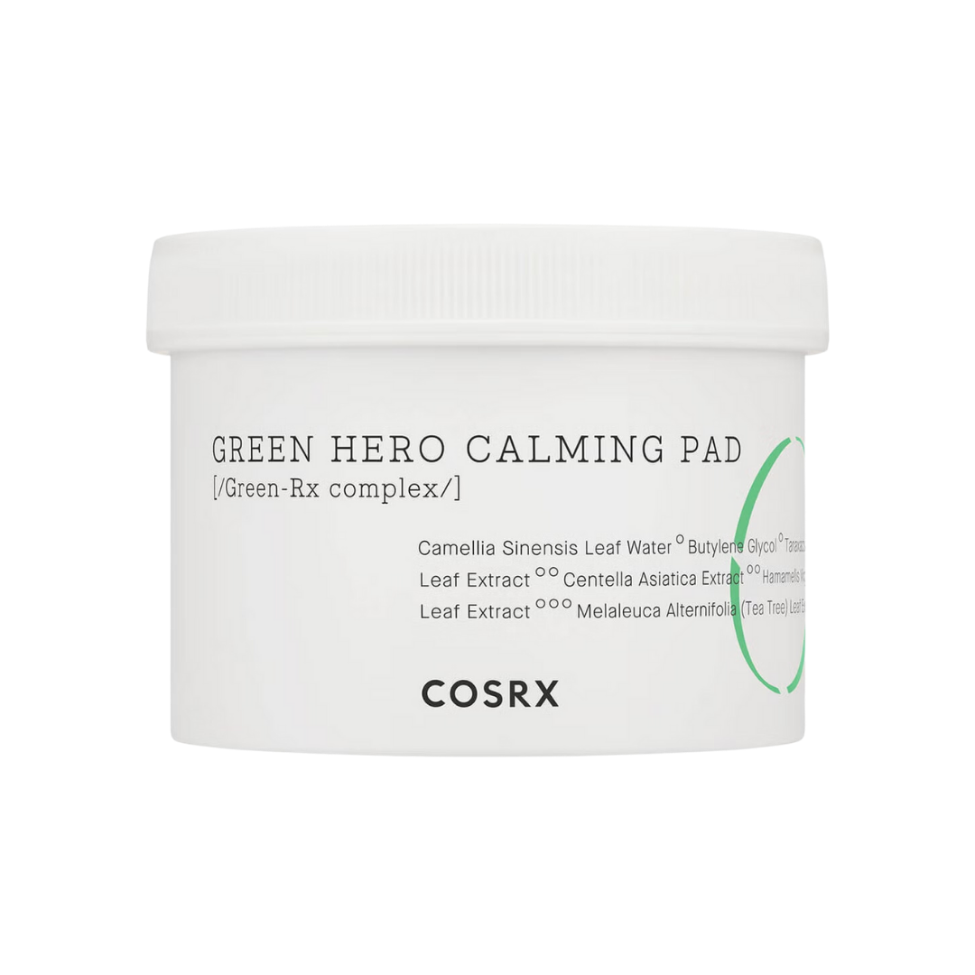 COSRX One Step Green Hero Calming Pad 70pcs Korean toner product image