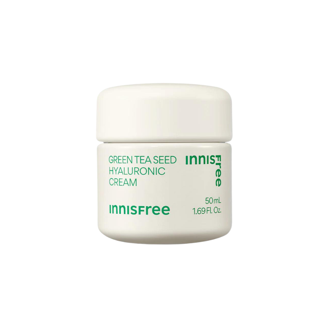 Innisfree Green Tea Hyaluronic Cream 50ml Korean moisturizer product image