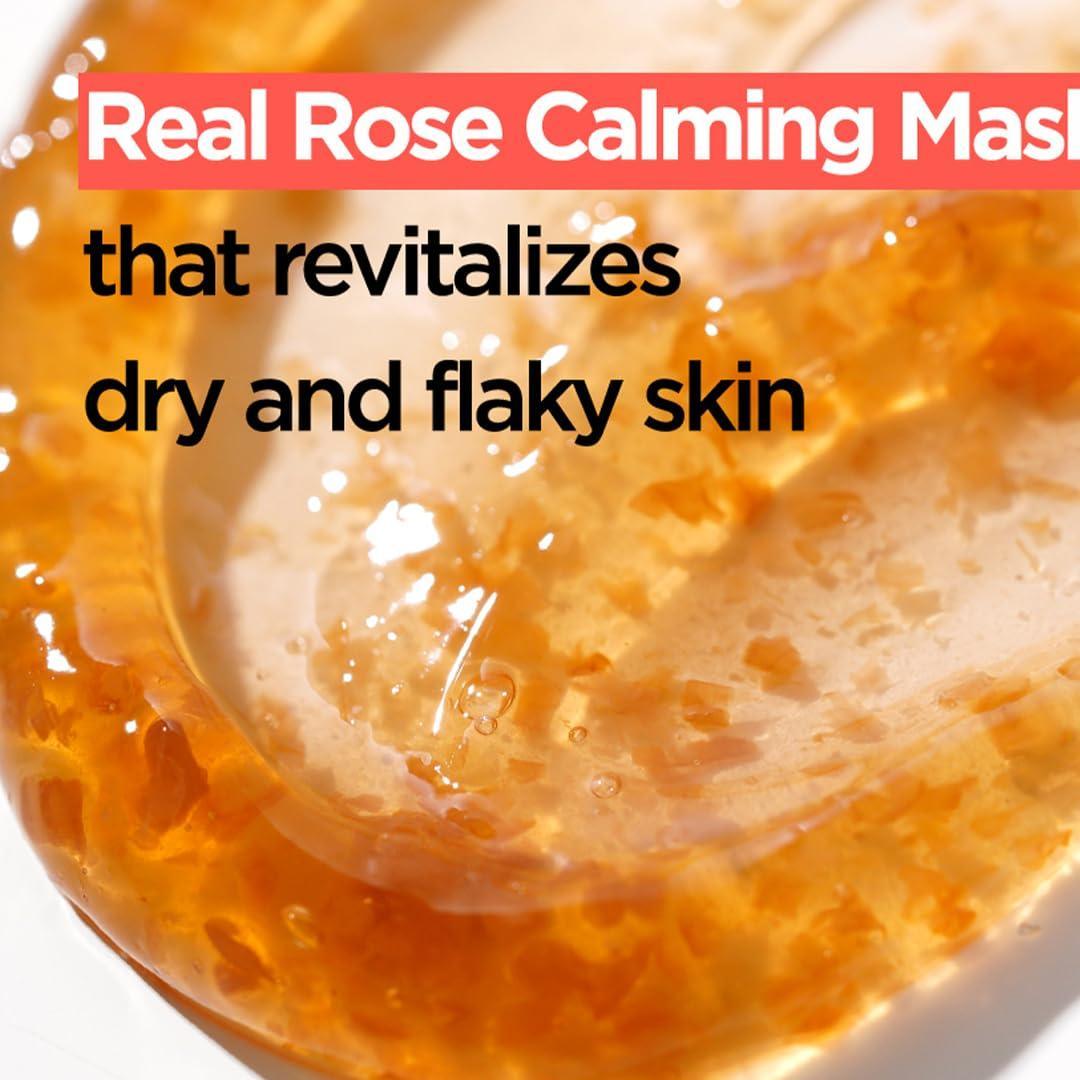 Isntree Real Rose Calming Mask 100ml Korean skincare product image