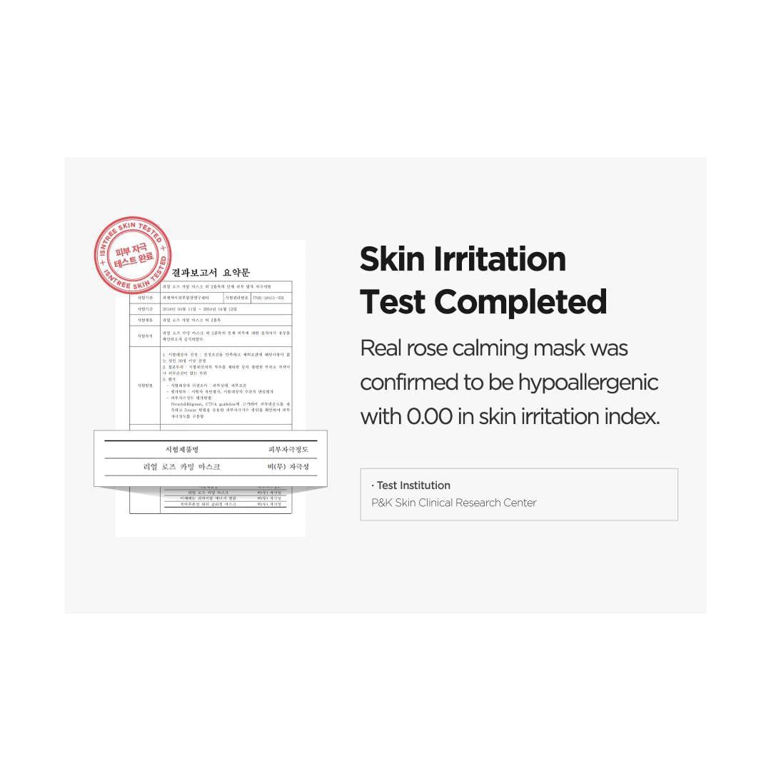 Isntree Real Rose Calming Mask 100ml product shot (2)
