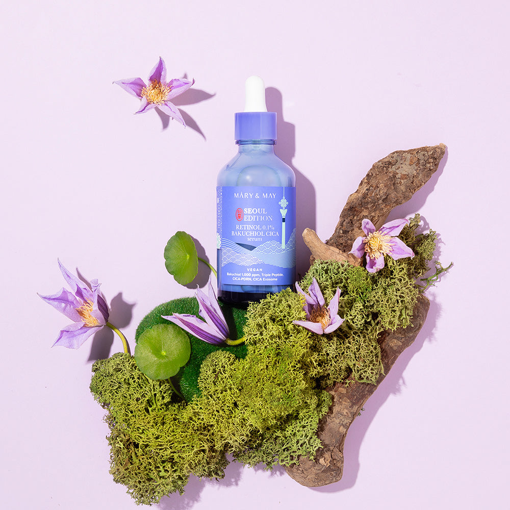 Mary&May Retinol 0.1% Bakuchiol CICA Serum 80ml Korean essence product image