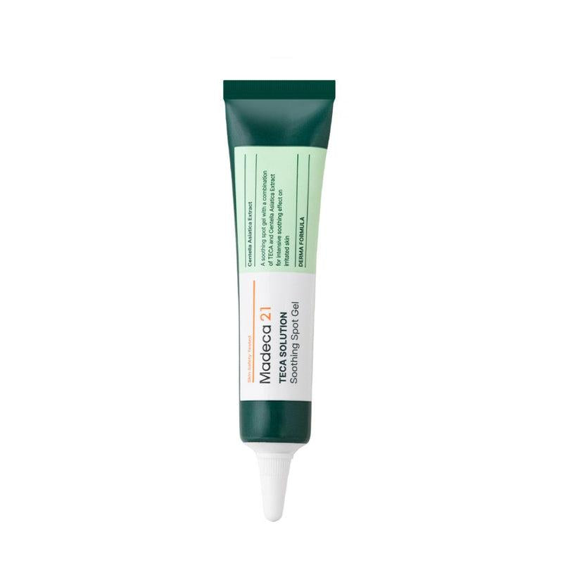 Madeca21 Soothing Spot Gel packaging box and tube together