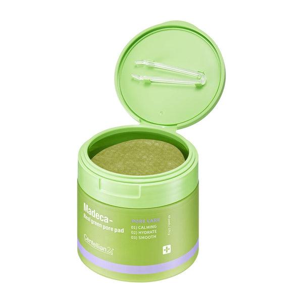 Centellian24 Real Green Pore Pad packaging back with usage steps