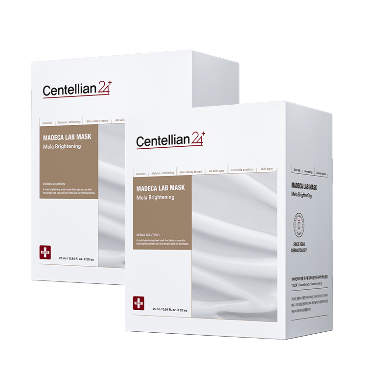 Centellian24 Madeca Lab Mask Mela Brightening 25ml x 20pcs Korean skincare product image
