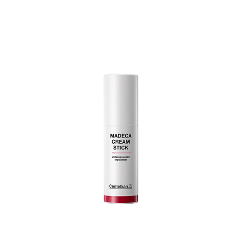 Centellian24 Madeca Cream Stick applied to dry elbow patch
