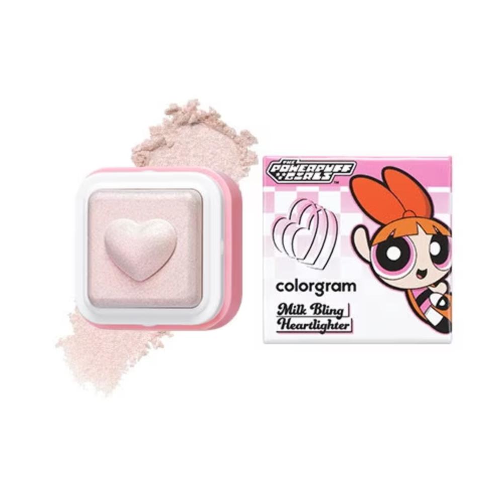 Colorgram Heartlighter Spring Pink Blossom texture swatch on skin