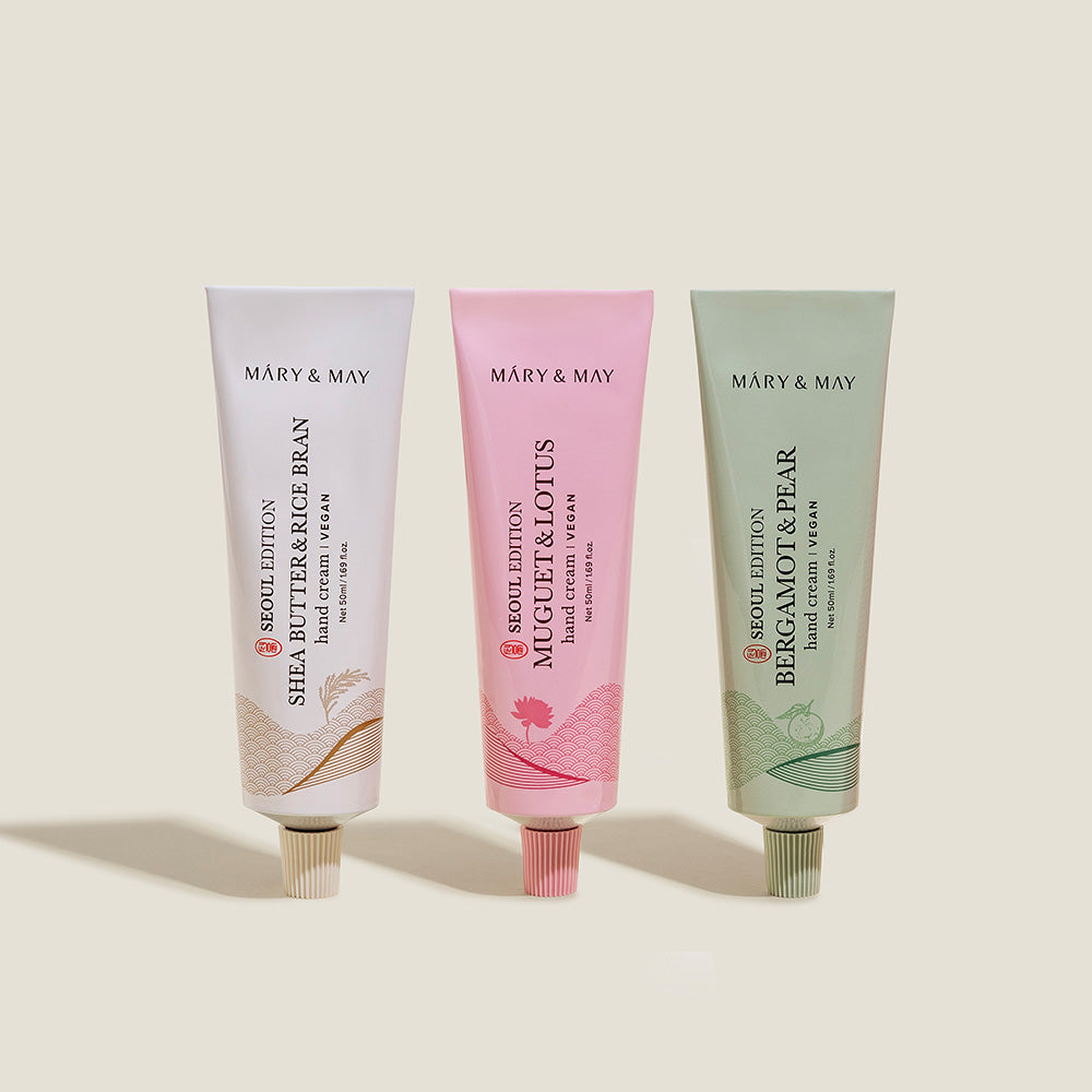 Mary&May Seoul Edition Hand Cream Trio Set (50ml x3) Korean body care product image