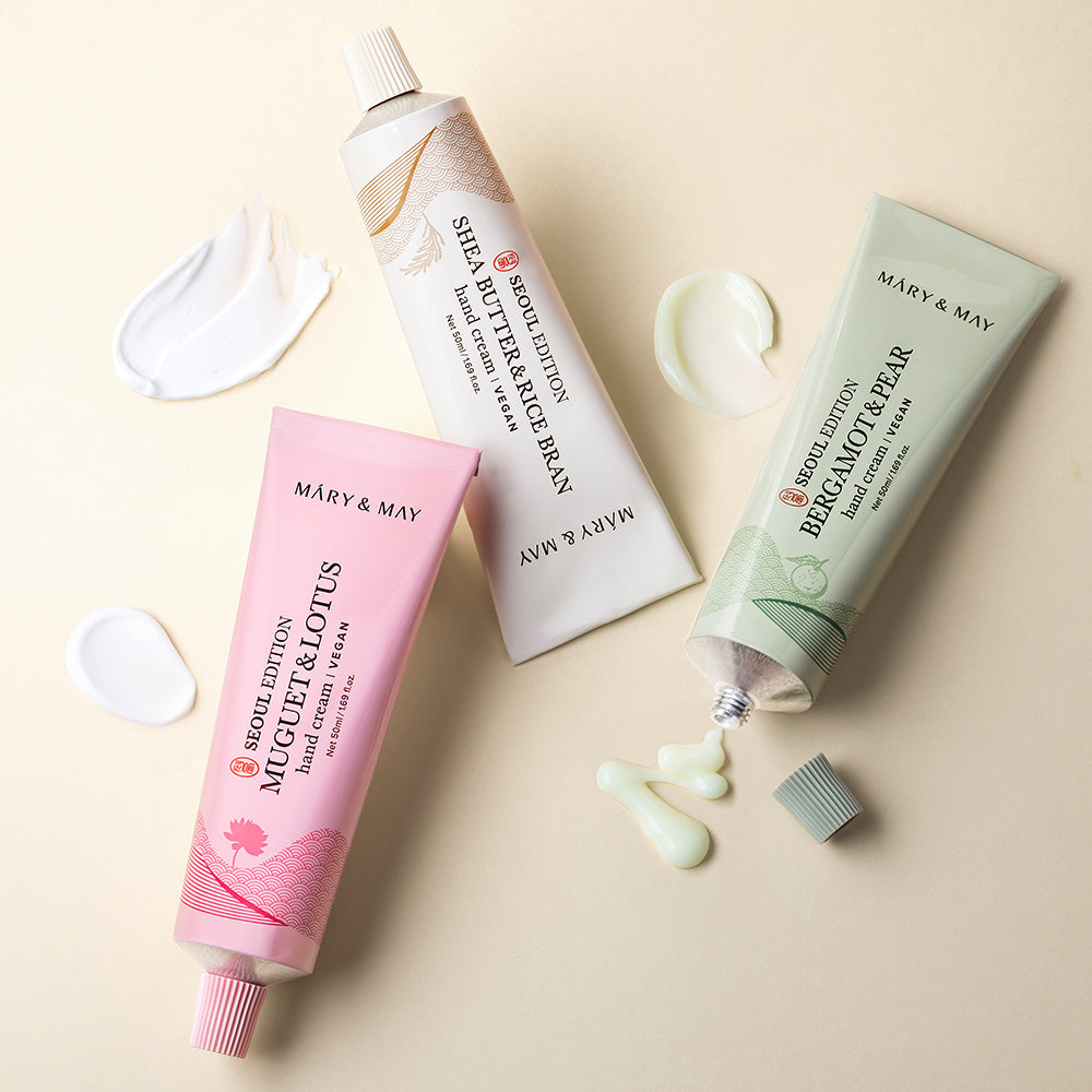 Mary&May Seoul Edition Hand Cream Trio Set (50ml x3) Korean body care product image