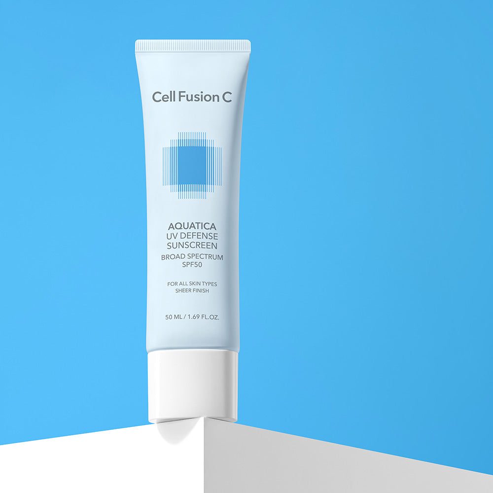 Cell Fusion C 1+1 Aquatica UV Defense Sunscreen Otc 50ml+50ml 50ml + 50ml Korean sunscreen product image