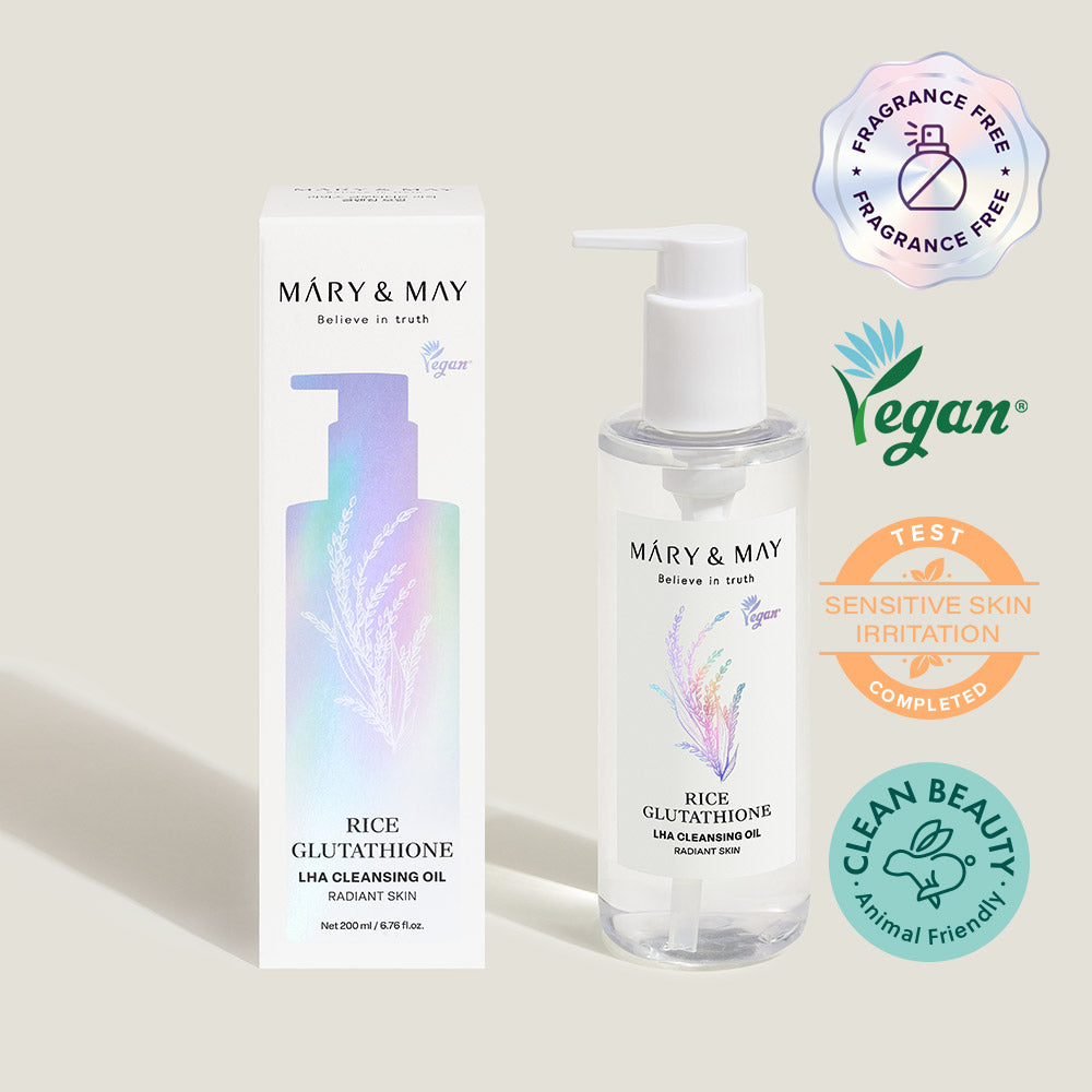 Mary&May Rice Glutathione LHA Cleansing Oil 200ml Korean cleanser product image