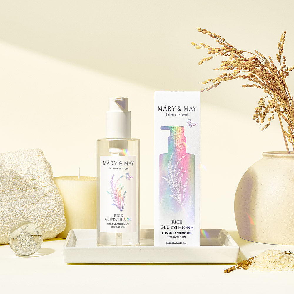Mary&May Rice Glutathione LHA Cleansing Oil 200ml Korean cleanser product image