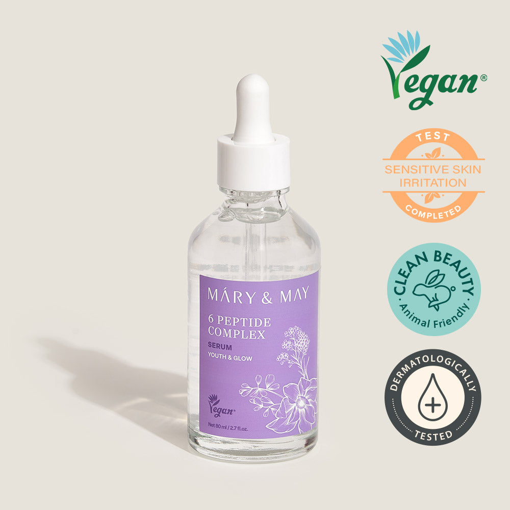 Mary&May 6Peptide Complex Serum 80ml Korean toner product image