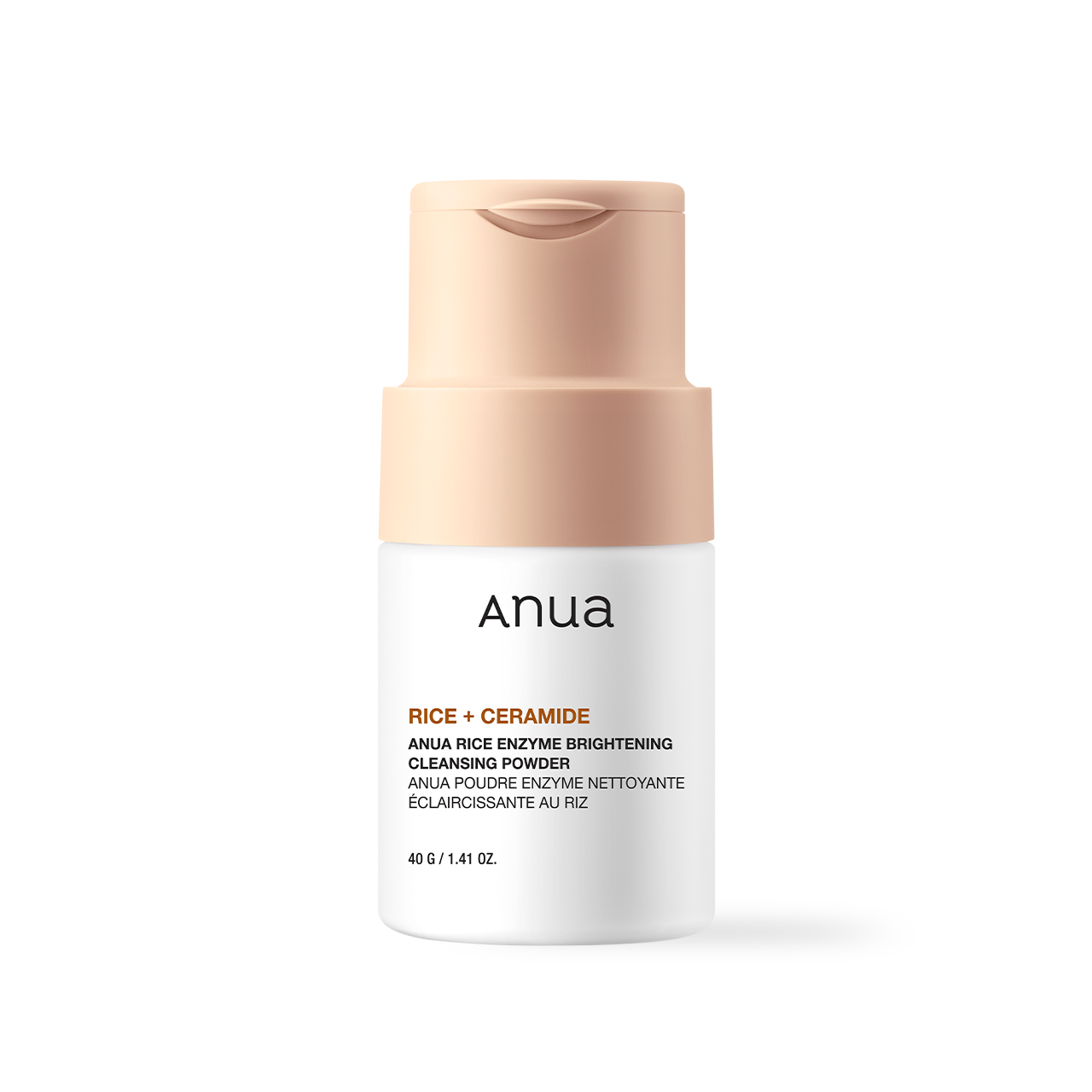 ANUA Rice Enzyme Brightening Cleansing Powder 40g K-beauty makeup product image