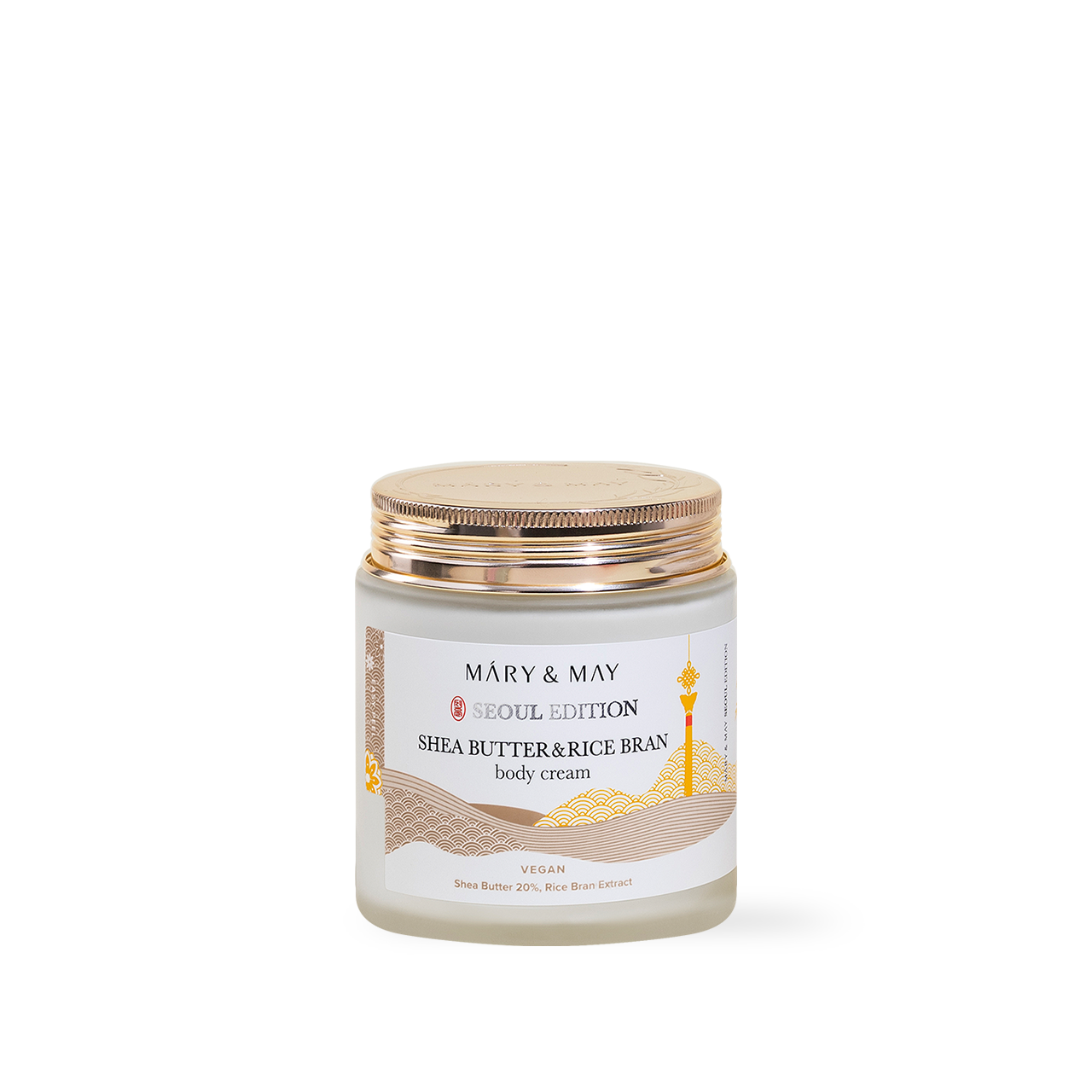 Mary&May Shea Butter & Rice Bran Body Cream 250ml Korean body care product image