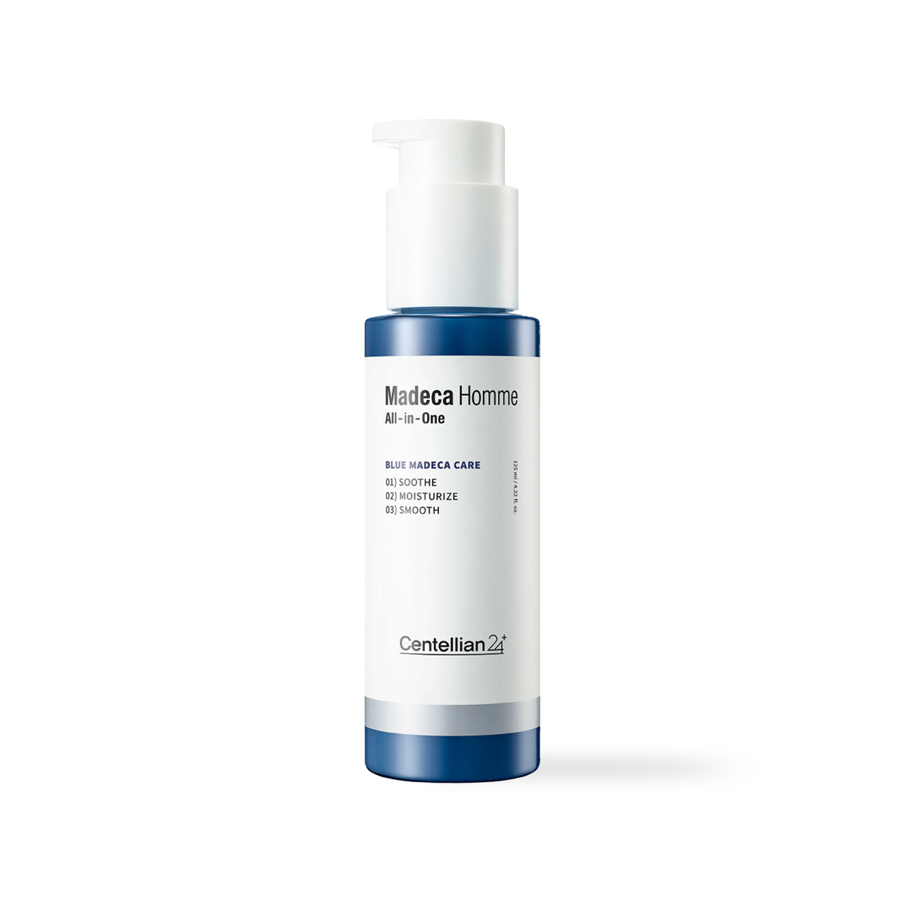 Centellian24 Homme All-in-One lotion texture on hand