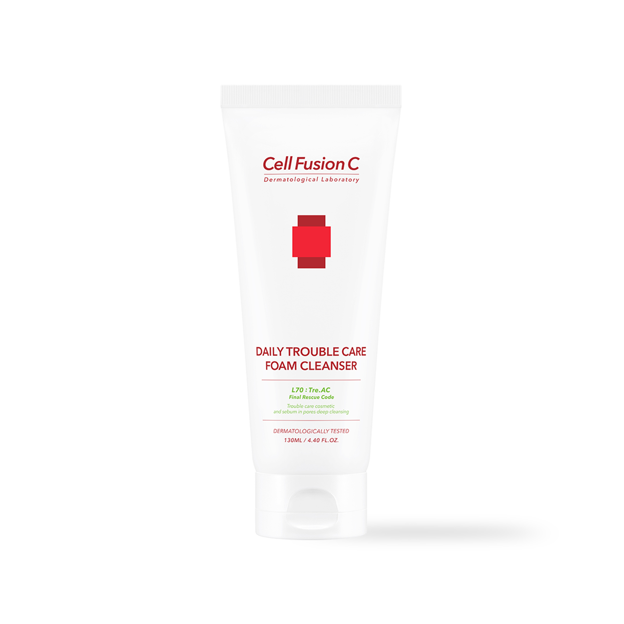 Cell Fusion C Tre.ac Daily Trouble Care Foam Cleanser 130ml Korean sunscreen product image