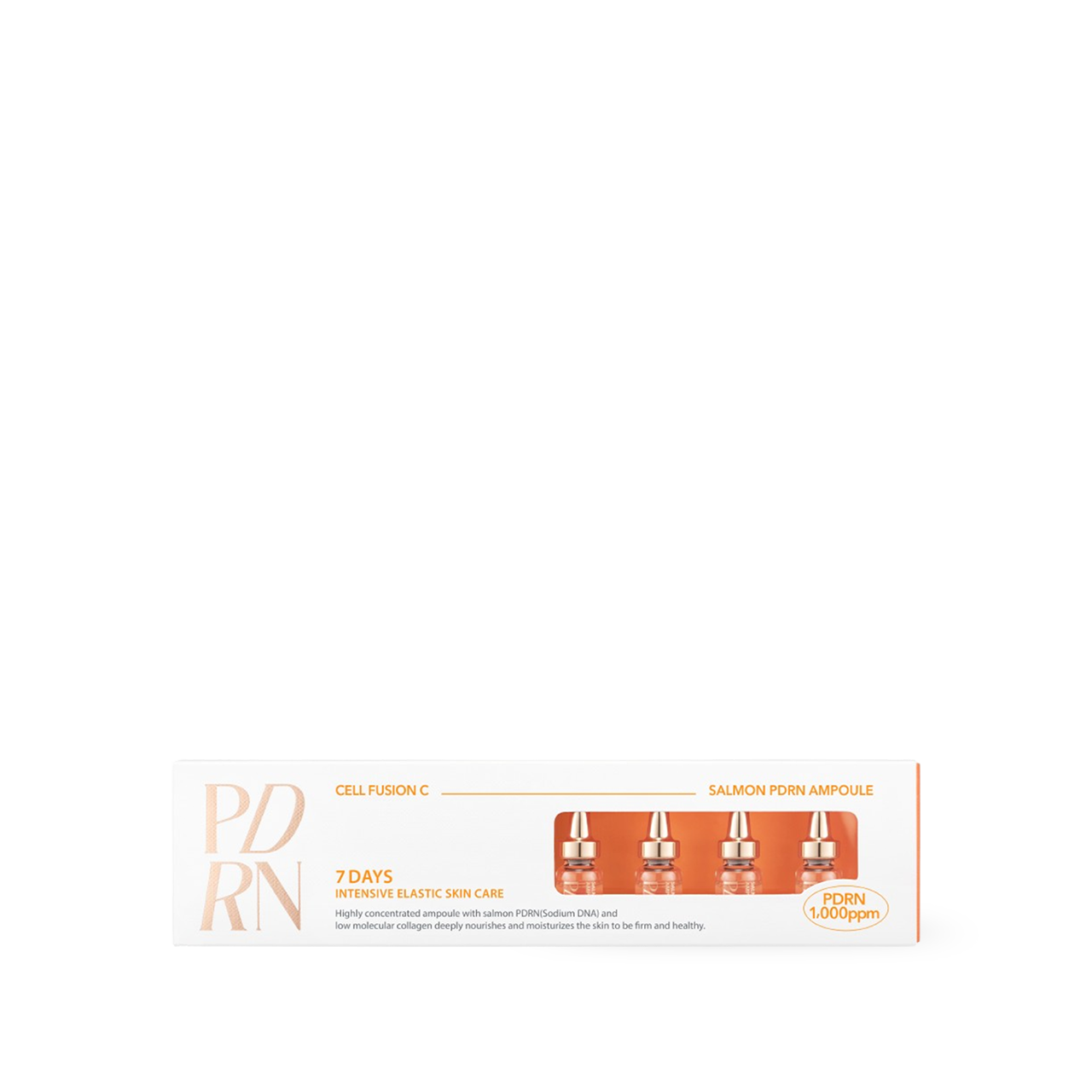Individual 2ml PDRN ampoule vial held in hand